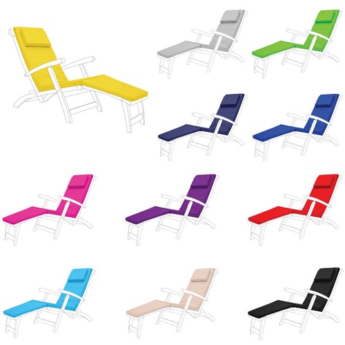 Outdoor steamer chair cushion - chair,