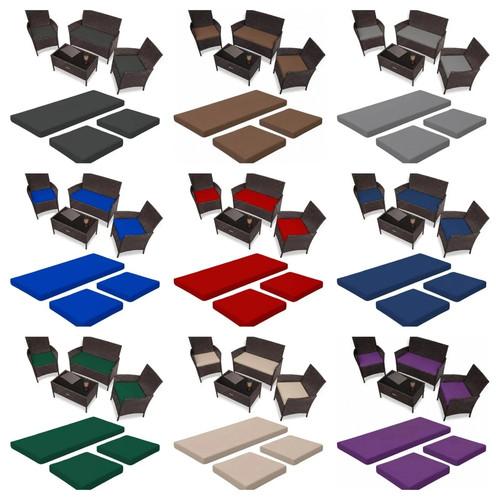 Rattan chair cushion set seat - rattan,