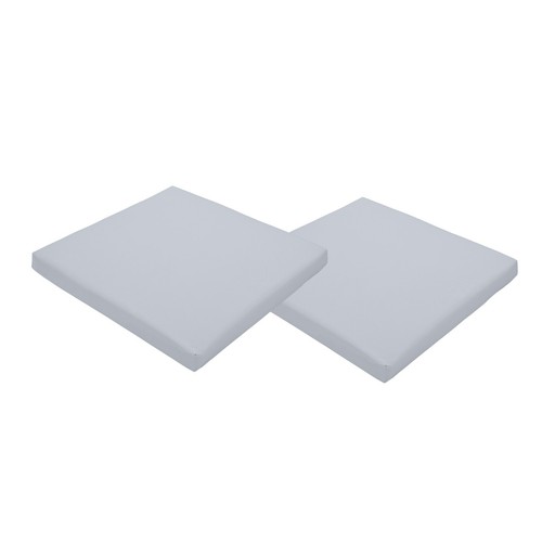 Grey chair seat pad - 2,