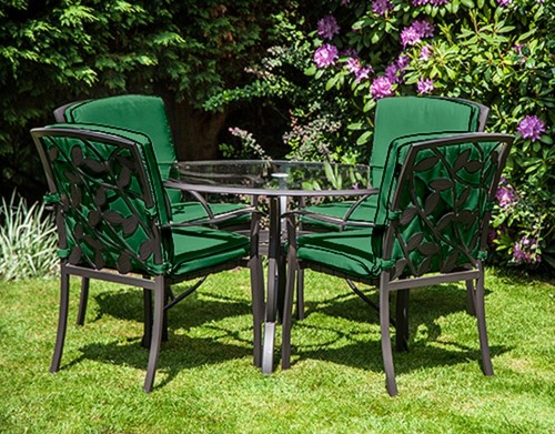 Lucca metal garden chair - garden,