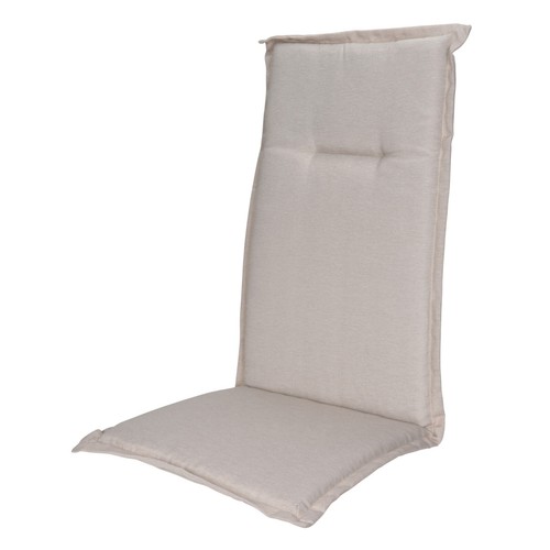 High back chair cushion beige - back,