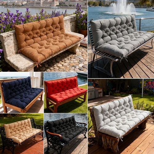 Thick patio garden bench - thick,